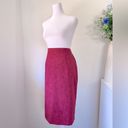 Leslie Fay Vintage ‘90s  Red Midi Pencil Skirt Photo 1