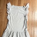 Rebecca Taylor  Milkmaid Dollette Cotton Jersey Mini Dress With Eyelet Lace Trim Photo 1