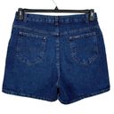 Riders By Lee Riders SZ 16 Jean Shorts High-Rise Pockets Slits Zip-Fly Dark Wash Blue Photo 3