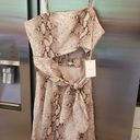 Zimmermann 💕💕 Bellitude Cutout Snake-Print Linen Midi Dress US 6 NWT Photo 10