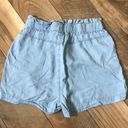 Thread and Supply 🛍 4/$20 Sale  Blue Lyocell Paperbag Shorts Size L Photo 1