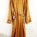 Eloquii  Trench Coat Camel Tab Snap Button Front Knee Length Belted Sz 18/20 NWT Photo 13