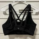 Lululemon  Black Strappy Sports Bra Photo 1