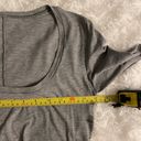 Lululemon gray cotton long sleeve size 2/4 Photo 3