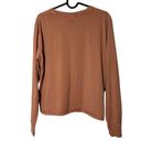 Outdoor Voices  Womens Relaxed Fit Cropped Orange Long Sleeve Size S Photo 6