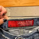 Guess Jeans Vintage Y2K Distressed Low Rise Flare Embellished Rhinestone Jeans Photo 2