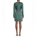 Equipment ‎ Rommily Empire-Waist Dress Animal Print Teal Fall Winter Size 4 Photo 1