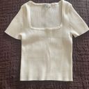 Madewell Square-neck Sweater Tee Photo 0