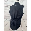 FootJoy  Full Zip Vest size Large Womens FJ Athletic Black Golf Active Pockets Photo 3