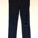 Levi's 711 rough & tumble black distressed skinny jeans size 24 XXS XS Photo 5