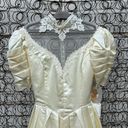 Jessica McClintock 80s  Wedding Dress Cinderella Cottagecore Victorian Style NWT Photo 4