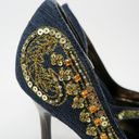 Anne Michelle Vintage Y2K  Sequin Beaded Heels Photo 6