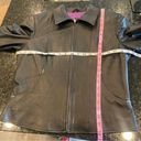 Harley Davidson  Black Leather Jacket Swarovski Crystal Gems Size Medium Photo 11