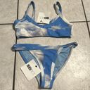 Beach Riot NWT  Azure Cloud Bikini Set Photo 2