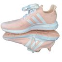 Adidas Swift Three Stripes Running Shoes Barbie Pink with White Sole sz 6.5 Photo 2