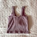 Altar'd State Altar’d State Revival Light Purple Ribbed Speed Tank Top Photo 1