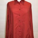 REI Women’s Button Down Vented Long Sleeve Shirt Red Size 1X Photo 0