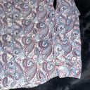 Tommy Hilfiger  button shirt, blue and red paisley print Photo 5