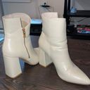 Boutique Chunky Ankle Boots White Size 7 Photo 0