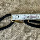 Vintage Black Rope Stretch Belt With Gold Toned Hardware 30 Photo 8