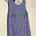 Talbots  Lemons & Gingham Shift Dress Size 8 Photo 6