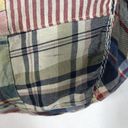 Tommy Hilfiger  Patchwork Madras Two Handle Bag 15" Inch Wide Retro Preppy Photo 4