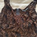 Betsey Johnson Sheer Crinkled Mini Dress Cover Up Photo 1