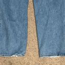 Abercrombie & Fitch  ‘90s Straight Ultra High Rise Criss-Cross Blue Jeans 30 / 10 Photo 7