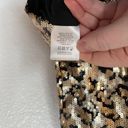 Jaded London leopard sequin short sleeve lined blouse size XL Photo 7