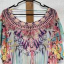 Calia by Carrie  Underwood Multicolor Pastel Kaftan Swimsuit Coverup Size L Photo 1