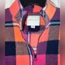 American Eagle  3/4 plaid sherpa pullover size xs NWOT Photo 4