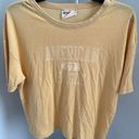 American Eagle Outfitters Yellow T-shirt Photo 0