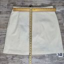 MM.LaFleur NEW  Womens Morningside Ivory Chevron Weave Skirt Size 16 Cream Photo 11