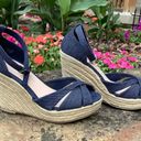 Christian Sirianio Christian Siriano for Payless Denim Platform Sandals - Size 5.5 Photo 2