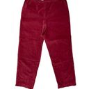 Alfred Dunner Petite Alfred Dunner Corduroy Burgundy Velvet Pants Photo 1