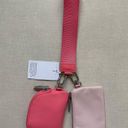 Lululemon Dual Pouch Wristlet - Pink Mist/Raspberry Cream/White Photo 10