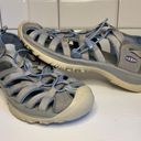 Keen fisherman sandals womens 9 US aqua gray light blue hiking water Excellent! Photo 0