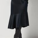 Jason Wu NEW  Matte Satin Tiered Skirt in Purple, Size L New Original Packaging Photo 2