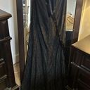 NEW Black Pleated Lace Wedding Dress Mermaid Bridal Gown 22 NO SASH Black Size undefined Photo 7