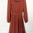 City Chic NWT  Pretty Ruffle Dress Cocoa Photo 3