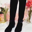 Via Spiga  Tall Boots Prish Riding Boots Black Suede Leather Sz 7.5 Photo 1
