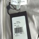 Halston Heritage HALSTON GUILIANA SILVER SEQUIN CUTOUT DRESS Photo 10