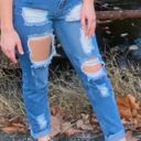 Nasty Gal Ripped Mom Jeans Photo 0