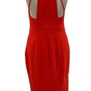 TALULAH  Losing My Mind Midi Dress Tangerine Orange Size Medium / US 6 Photo 7