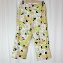 Talbots  | Linen Retro Floral Pattern Capri Pants 12 Photo 6