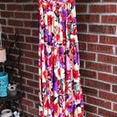 Abel the label  ATL Maxi Dress New Size Small Floral Retro Smocked Boho Chic Photo 5