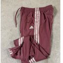 Adidas  Essentials Track pants Joggers Tapered Zip Bottom Women's Size Small Pink Photo 5