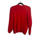 Vibrant Mossimo  Red Split Sleeve Blouse Photo 7