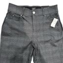 Dress Barn  Gray and Black Plaid Stretch Career Work Pants Size 6 NWT Photo 3