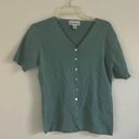 Croft & Barrow  short sleeved cardigan medium Photo 0